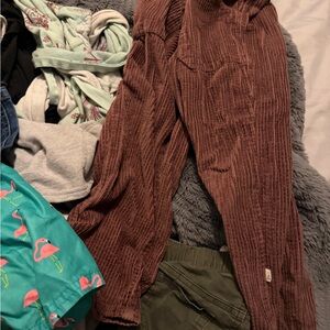 Assorted kids 4t 5t clothes Kids Brown Corduroy Pants